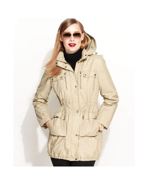 michael kors raincoat|michael kors anorak raincoat.